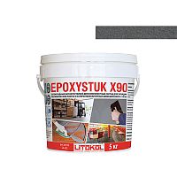 Эпоксидная затирка EPOXYSTUK X90, ведро, 5 кг, Оттенок C.15 Grigio ferro – ТСК Дипломат